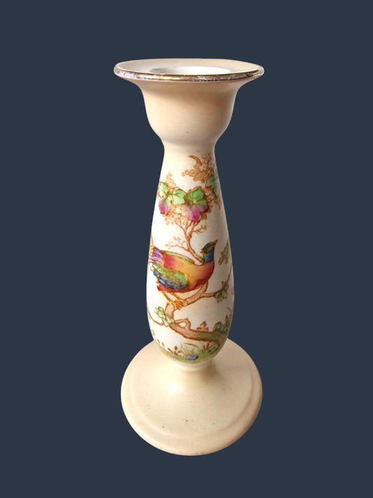Crown Ducal 'Bird of Paradise' Vase, Vibrant Colors