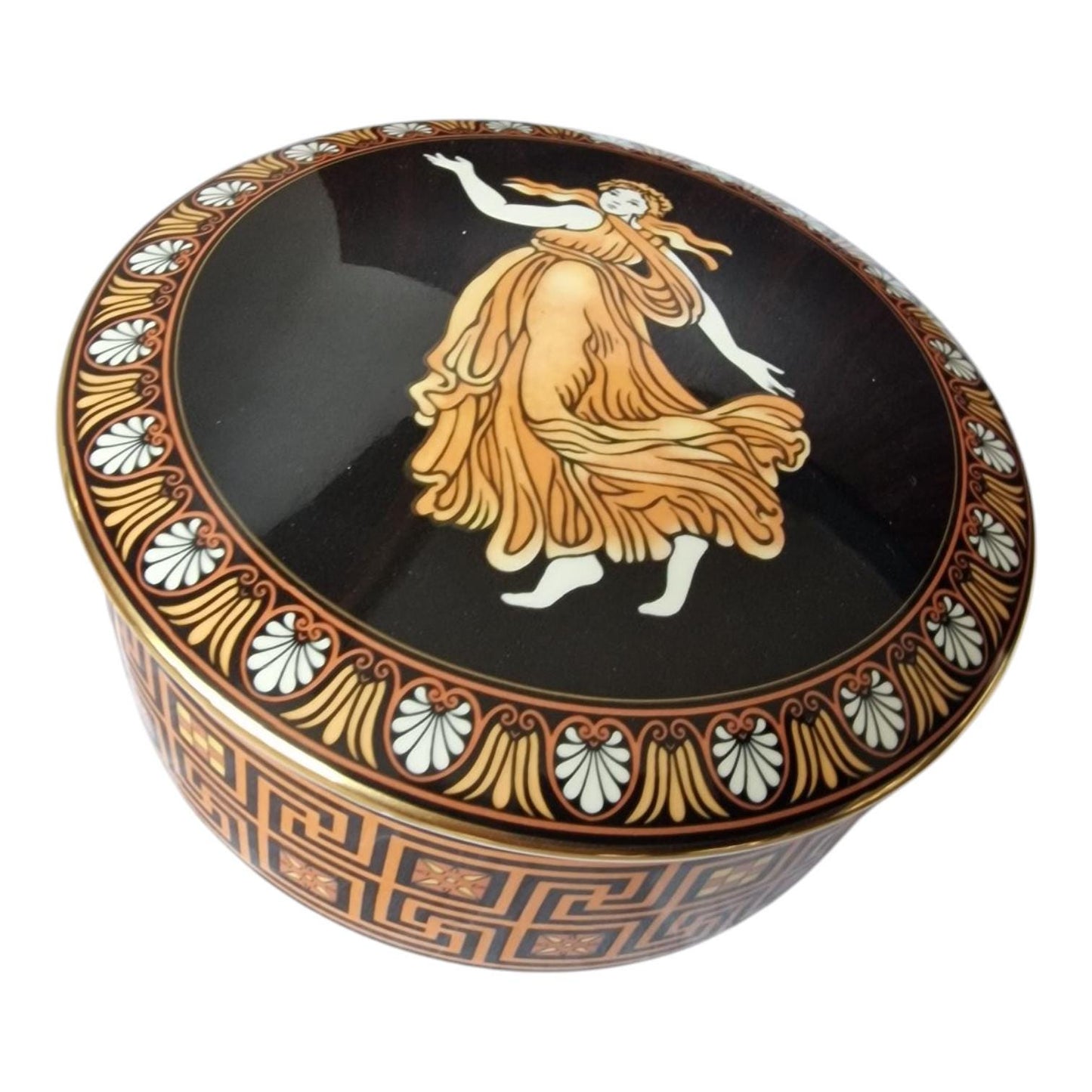 Wedgwood Etruscan Dance Jar, 1995 Limited Edition Trinket Box