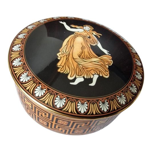 Wedgwood Etruscan Dance Jar, 1995 Limited Edition Trinket Box
