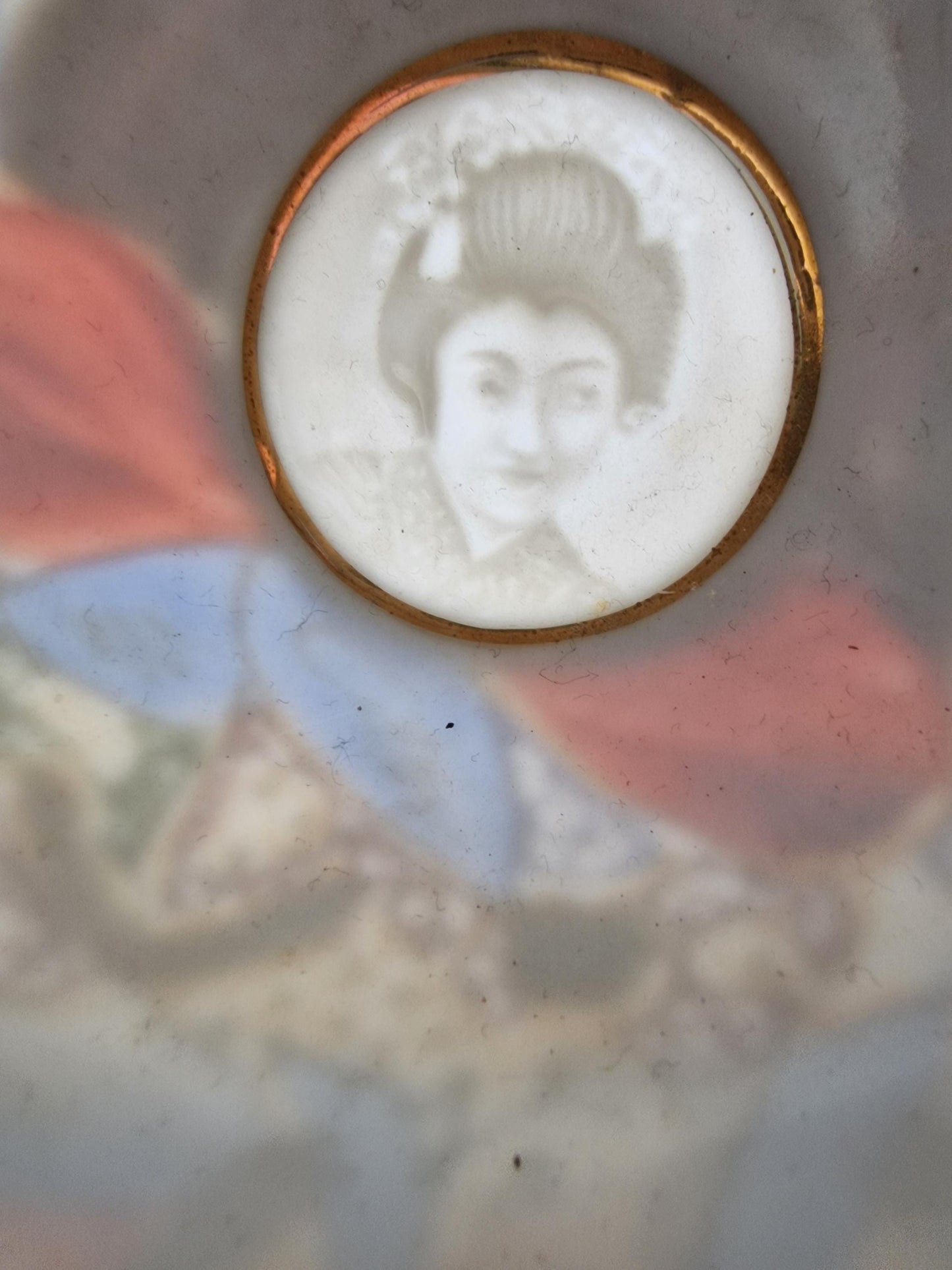Antique Japanese Eggshell Porcelain Tea Set, Geisha Lithophane, Dragon Teapot
