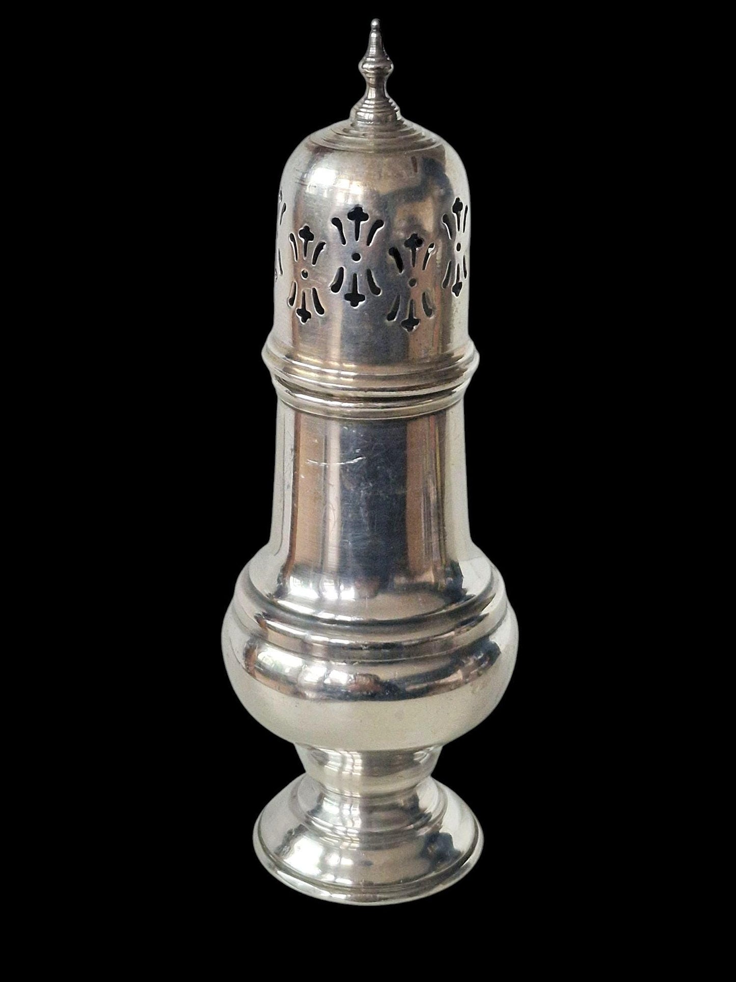 silvered antique british cacao strooier sprinkler spreader bus