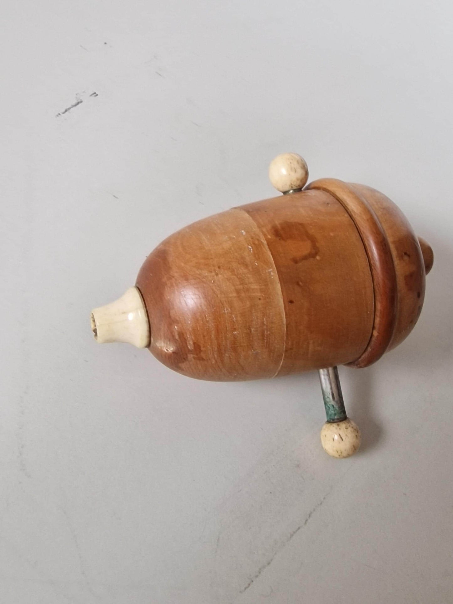 Antique Dutch Art Nouveau Butler Bell with Push Button