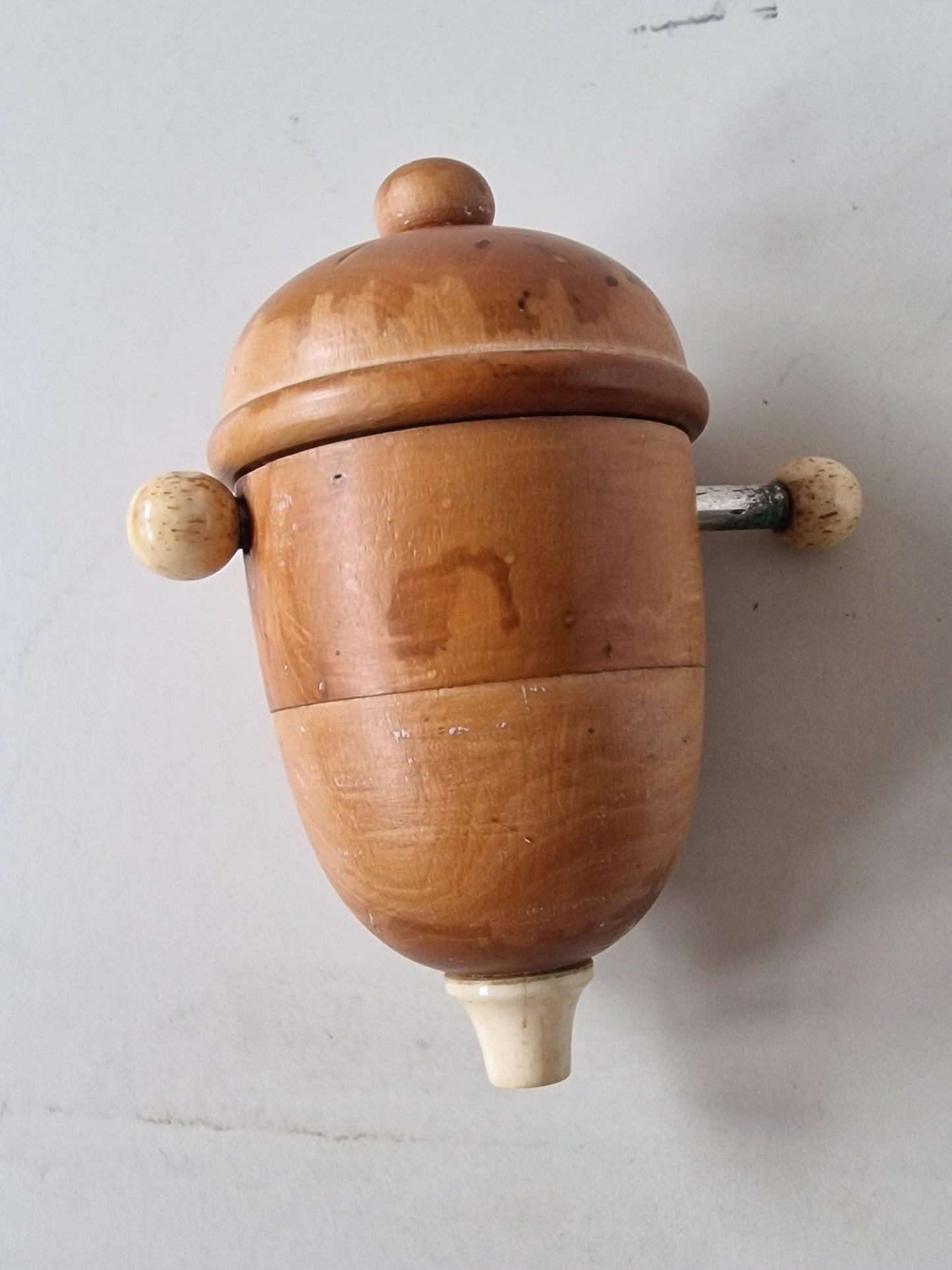 Antique Dutch Art Nouveau Butler Bell with Push Button