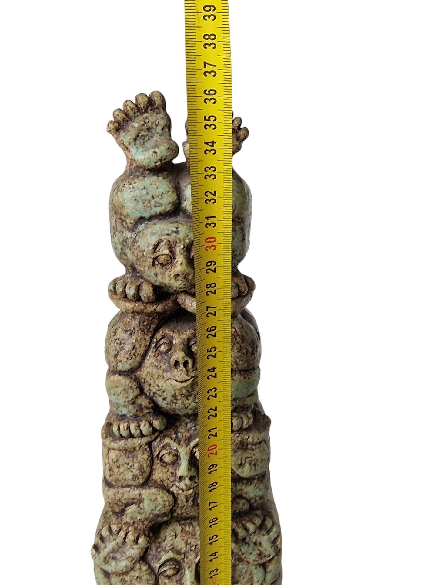 Ceramic Obelisk Sculpture – Theo van de Vathorst, Dutch Art