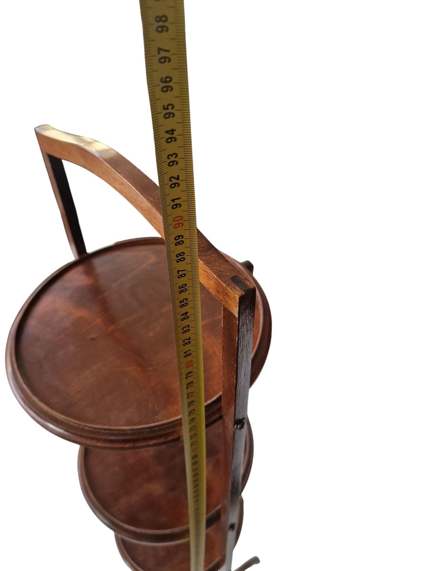 Mahogany 3-Tier Cake Stand, English High Tea Server