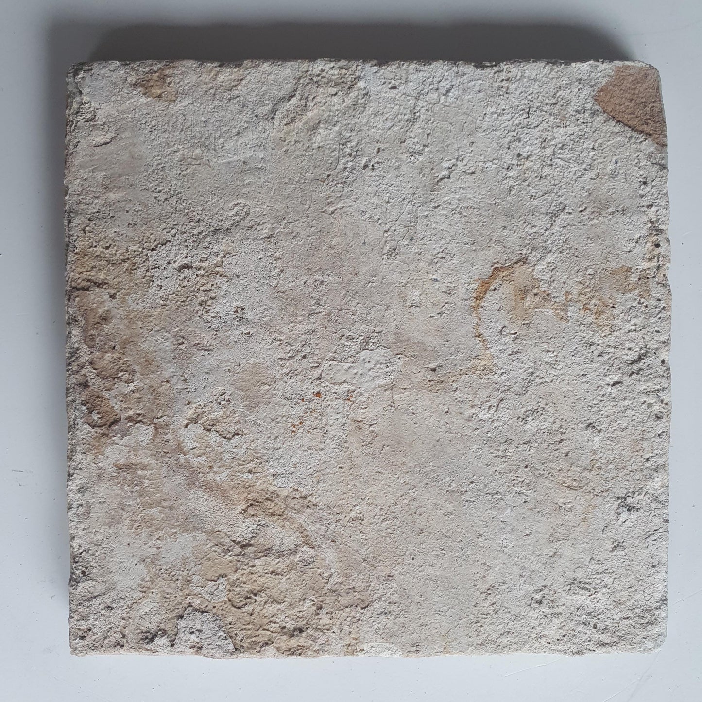 Antique Dutch circle Tile - wan-li cirkel - Dated around 1660, wan-li corner with deer