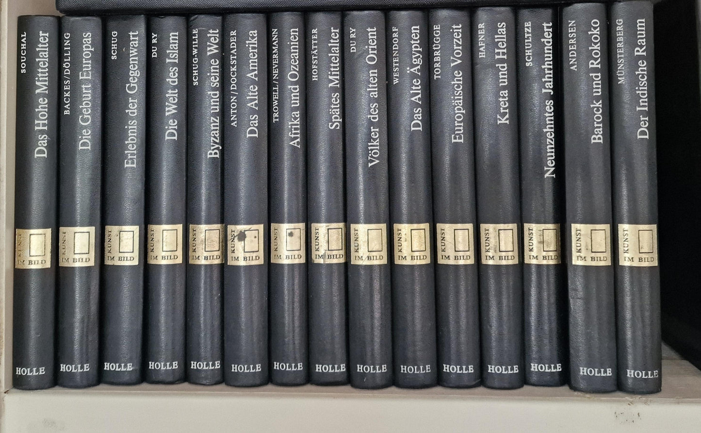 Kunst im Bild Art Encyclopedia, 15 Hardcover Books, HOLLE Verlag