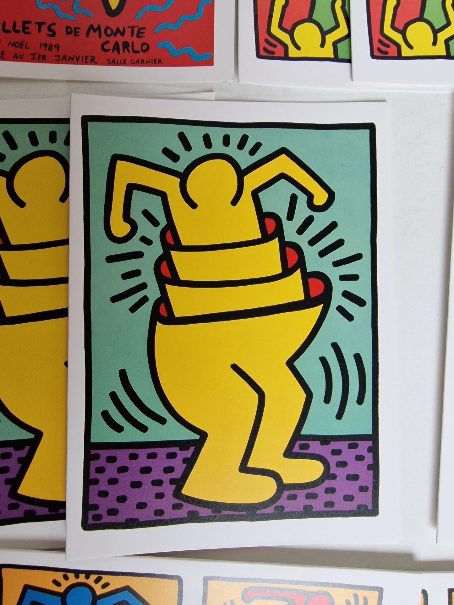 Keith Haring 1992 Vintage Postcard Set | Pop Art Collectible