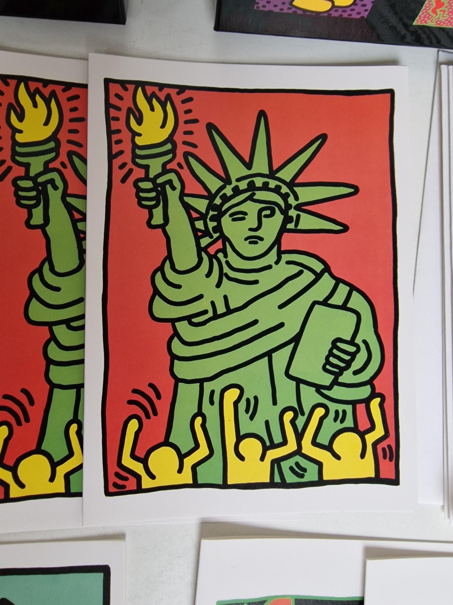 Keith Haring 1992 Vintage Postcard Set | Pop Art Collectible