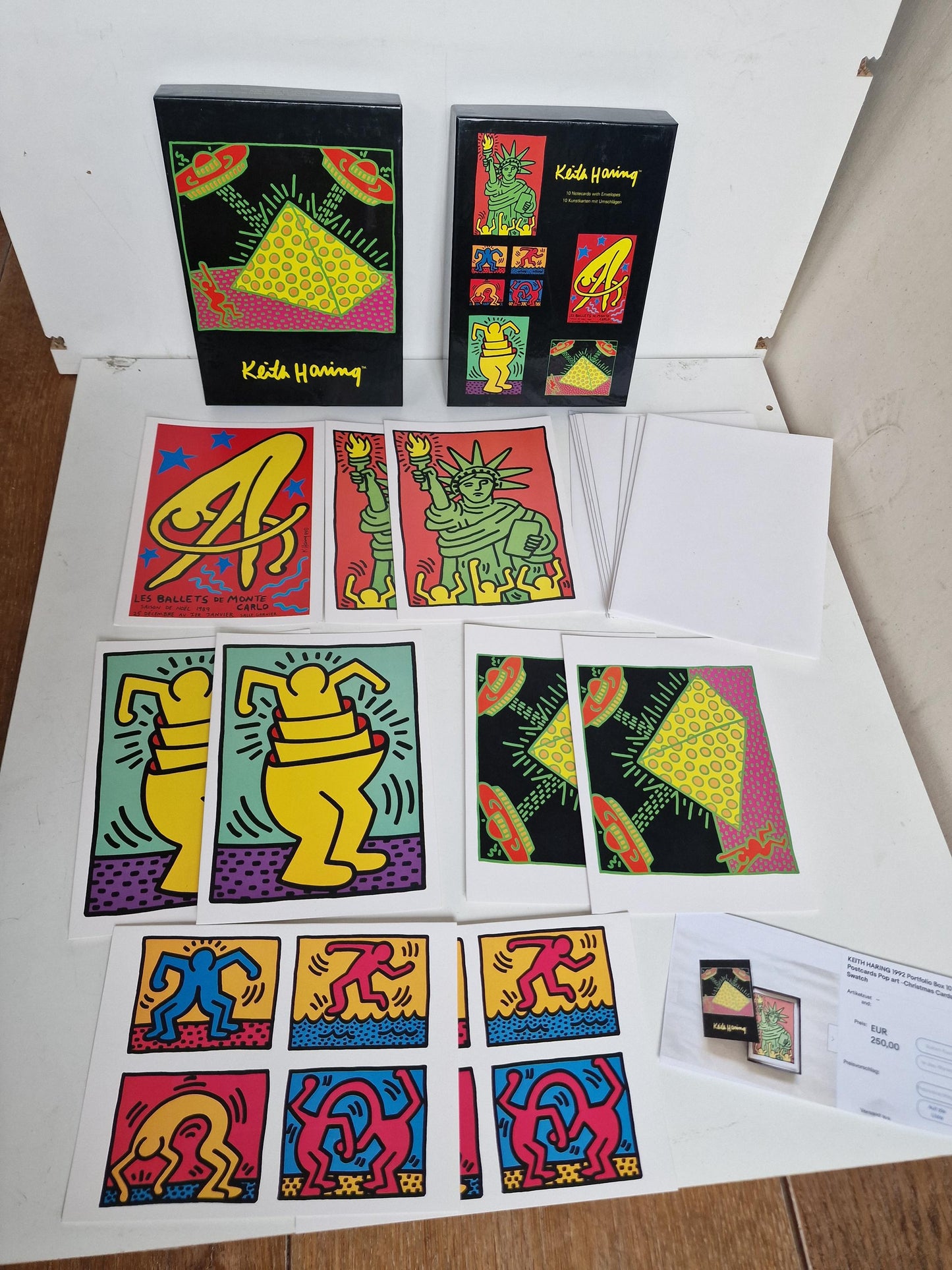 Keith Haring 1992 Vintage Postcard Set | Pop Art Collectible