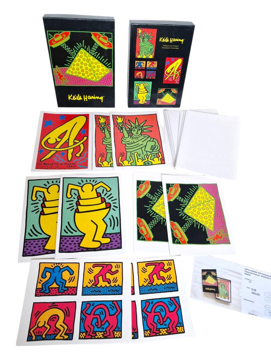 Keith Haring 1992 Vintage Postcard Set | Pop Art Collectible