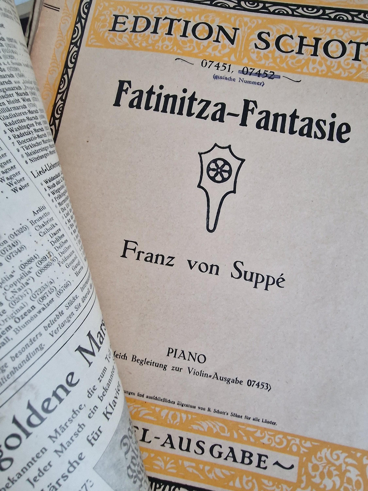 Vintage German Sheet Music Collection, Early 20th Century Bundle
