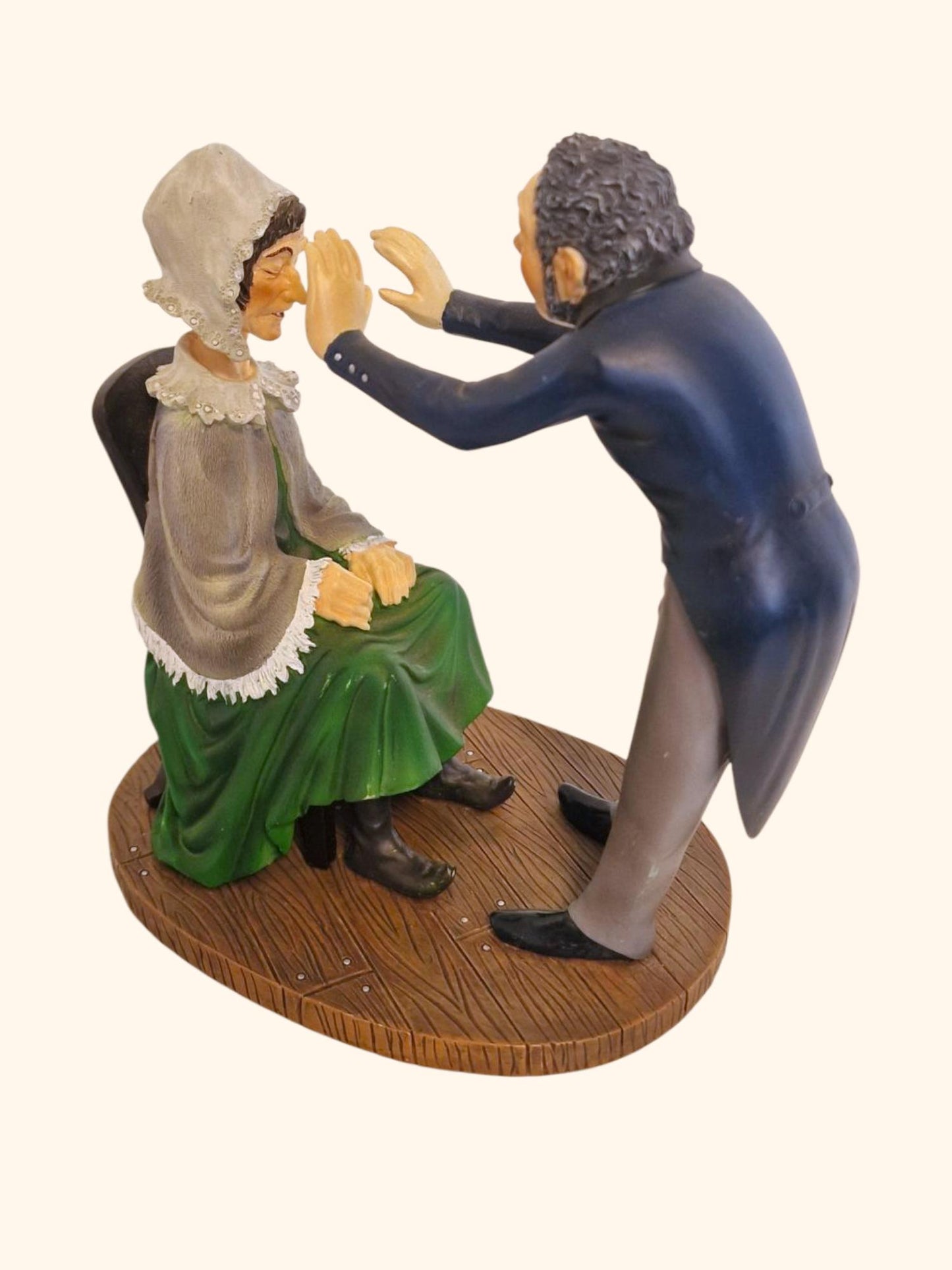 Honoré Daumier – hypnotiseur, mouseion museum figure, polystone, surrealism, limited edition retired collectable parastone figurine