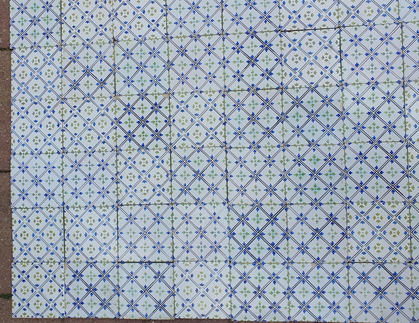 100 Antique Dutch Art Nouveau Tiles, ca 1900