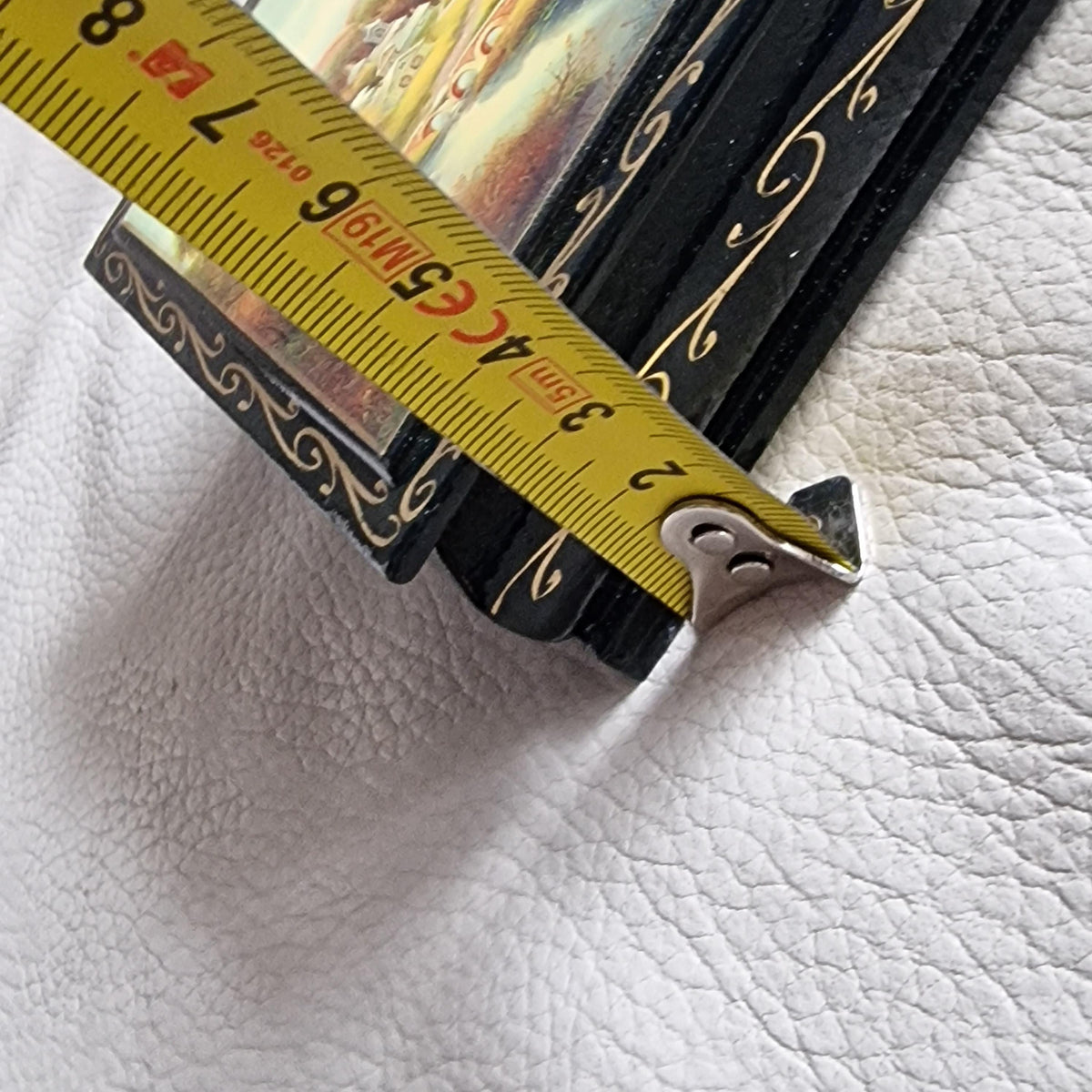 Vintage Russian Lacquer Box, Hand-Painted Fairytale Scene