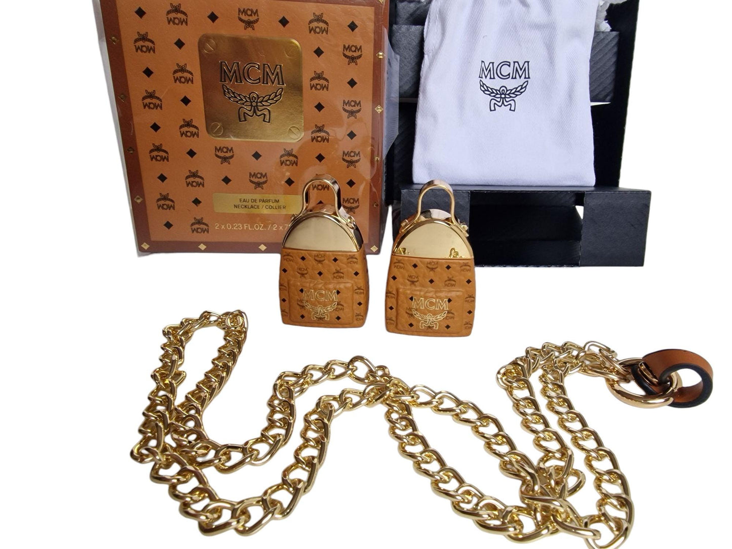 MCM Eau De Parfum Necklace, Limited Edition Collector