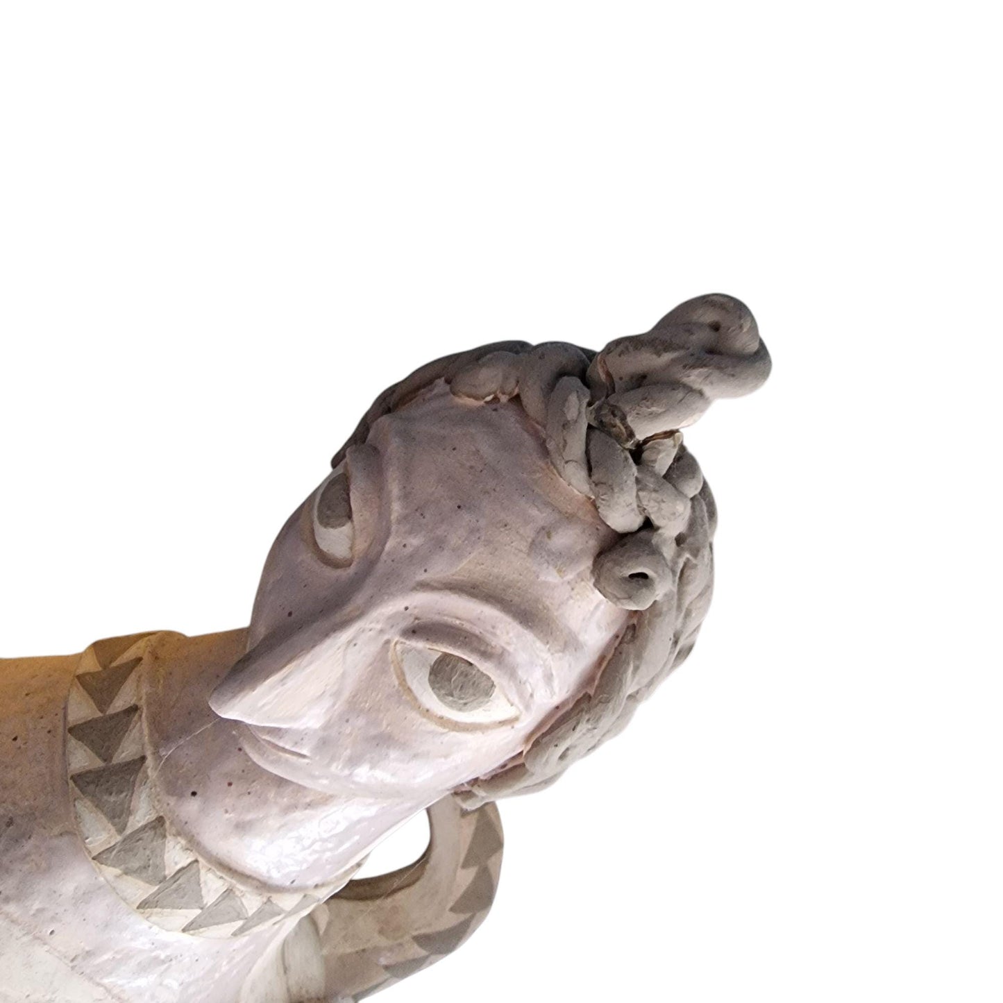 Nel Klaassen Ceramic Sculpture – Dutch Bird Woman, Mythic Art