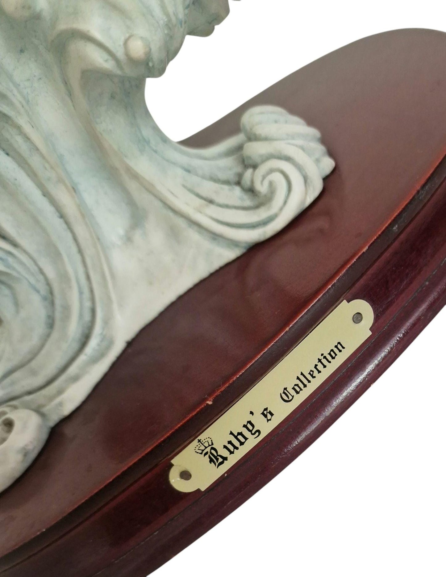Elegante Gino Crosa, italiaanse ontwerper, collectielamp – art-nouveaustijl dame met vloeiende sjaal, gemarkeerd, vintage tafellamp