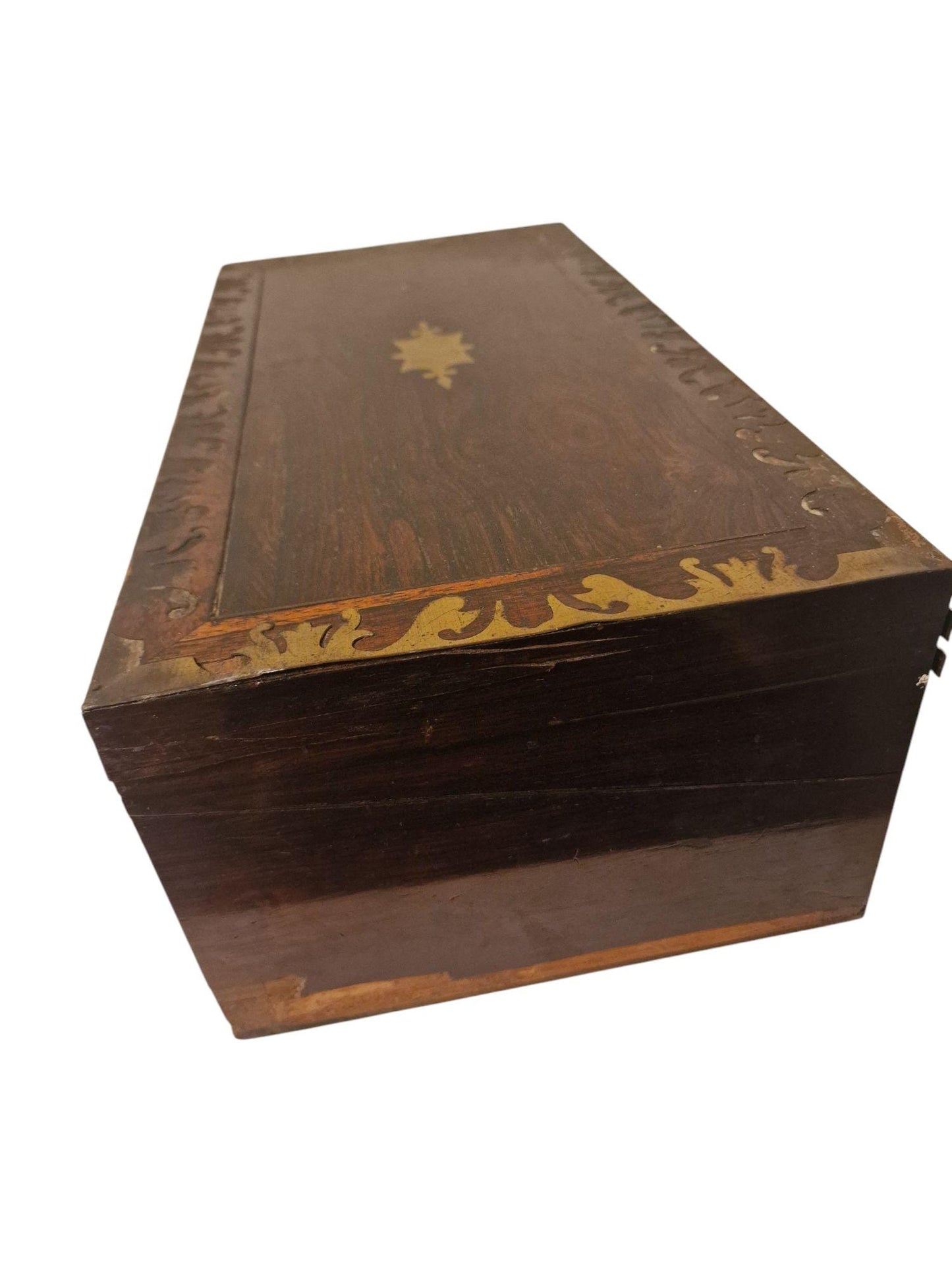 Decorative Wooden Duel Pistol Box with Replica Pistols