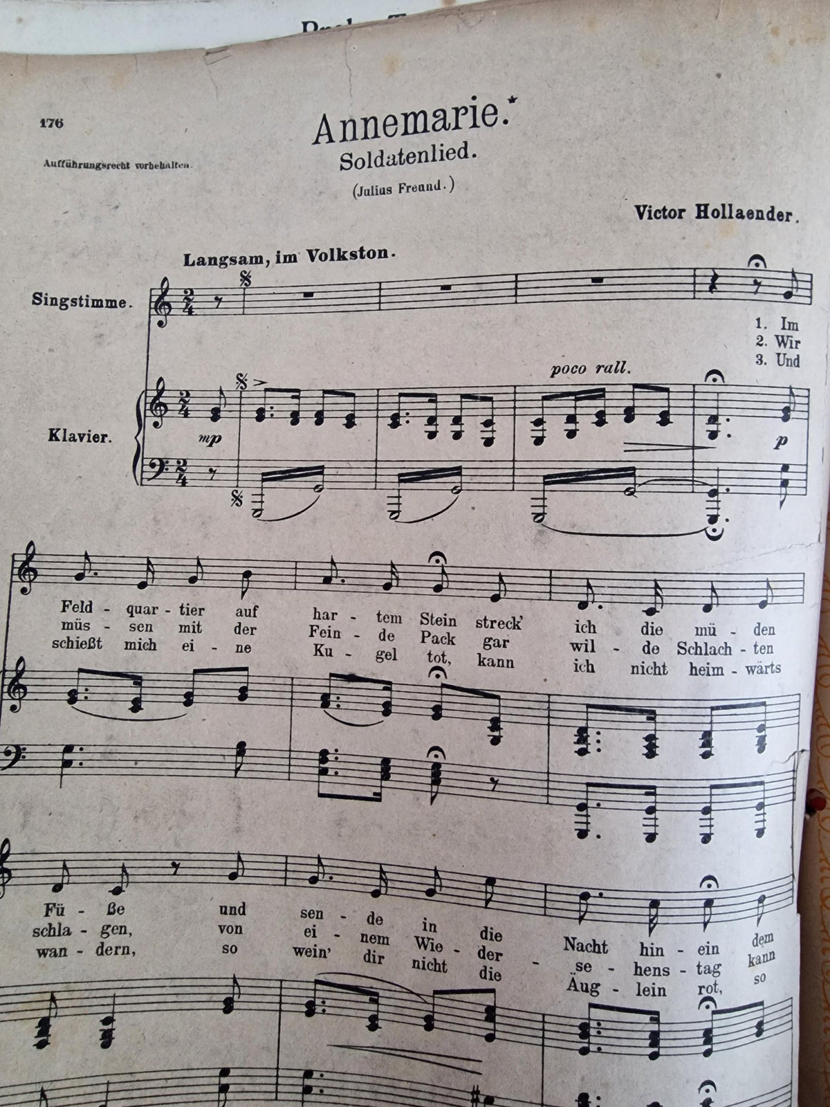 Vintage German Sheet Music Collection, Early 20th Century Bundle