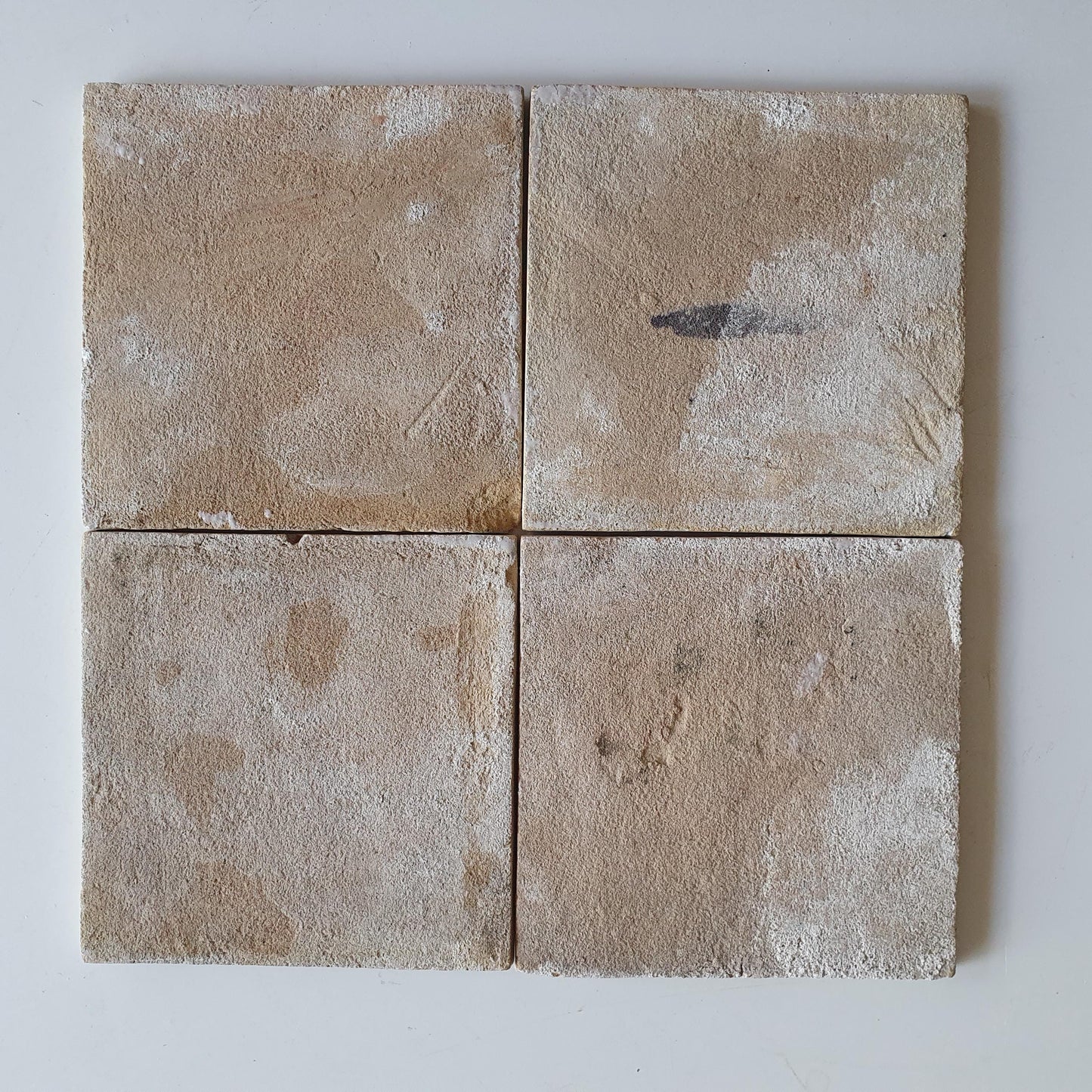 Set of 4 Antique Dutch Delft Tiles, 17th Century, Holland
