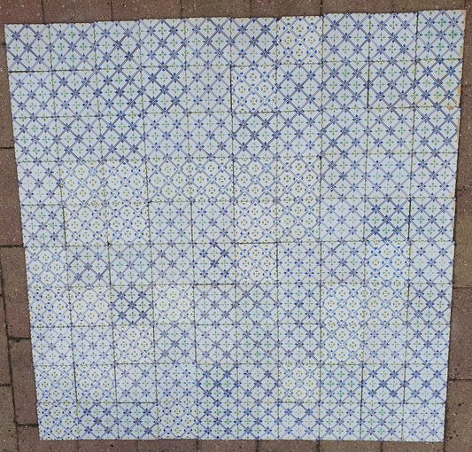 100 Antique Dutch Art Nouveau Tiles, ca 1900