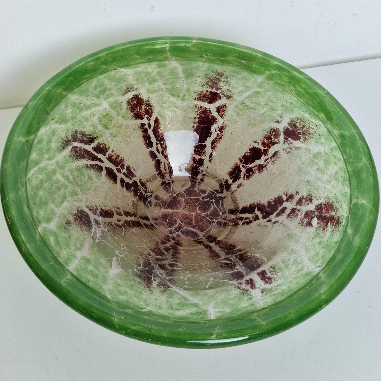 Karl Wiedmann WMF Ikora Art Glass Bowl, Starfish Decor