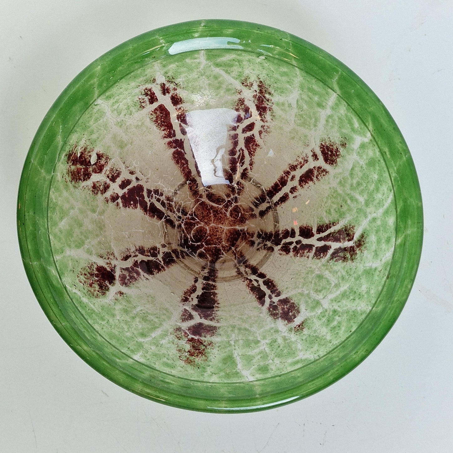 Karl Wiedmann WMF Ikora Art Glass Bowl, Starfish Decor