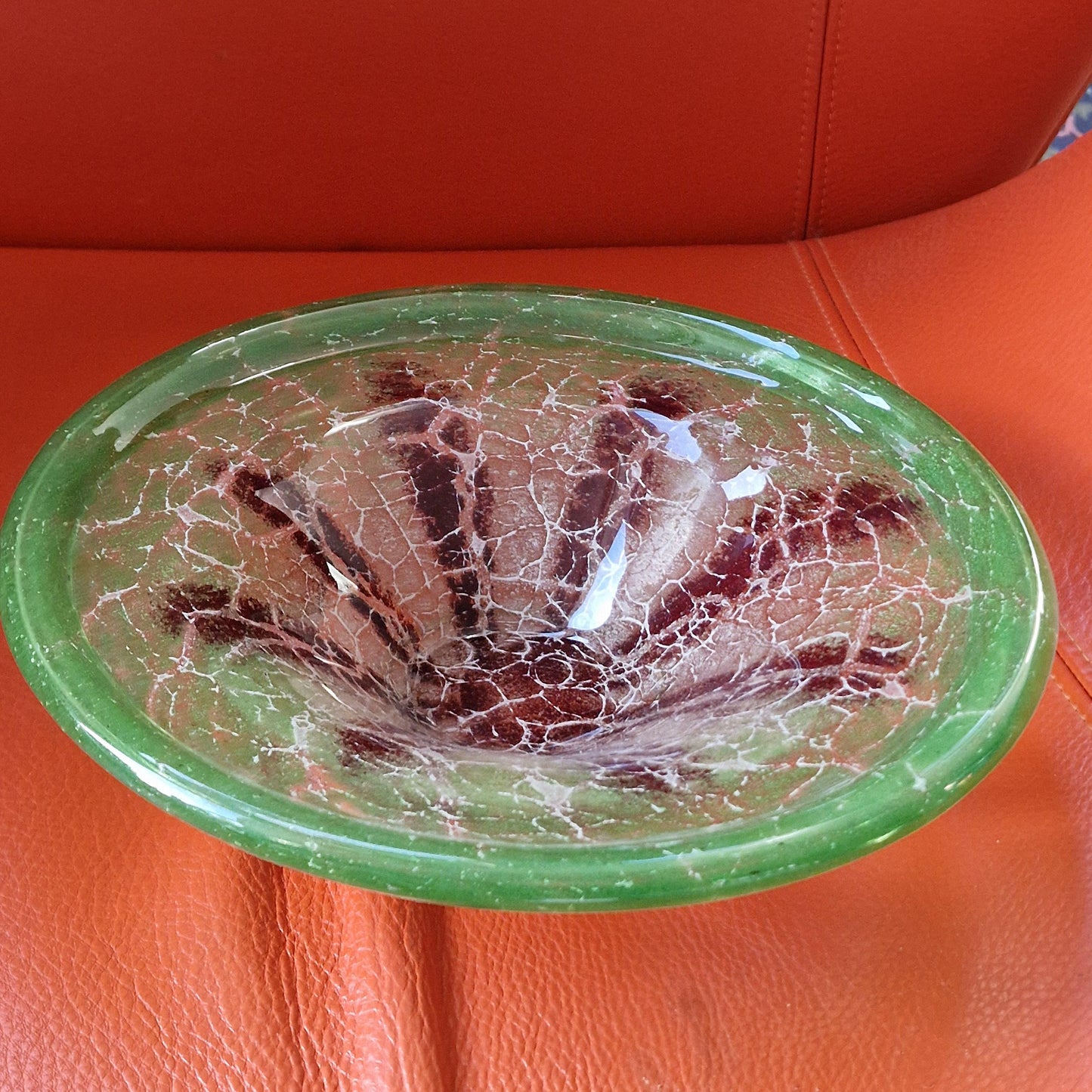 Karl Wiedmann WMF Ikora Art Glass Bowl, Starfish Decor