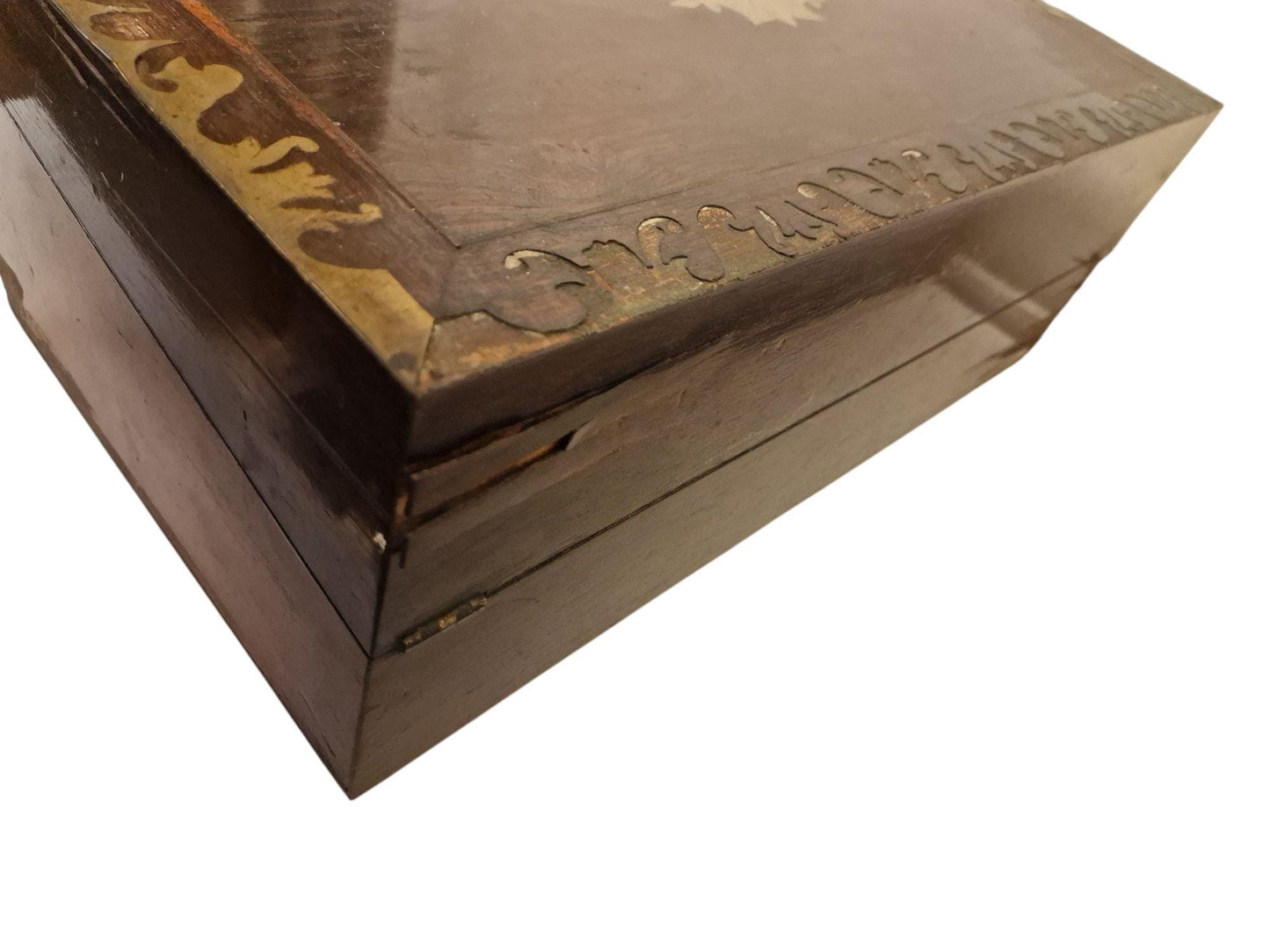 Decorative Wooden Duel Pistol Box with Replica Pistols