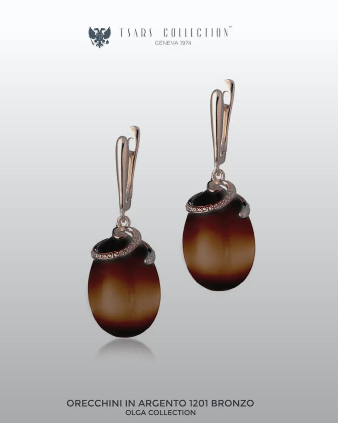 Fabergé Egg Sterling Silver Earrings, Tatiana Tsars Collection faberge