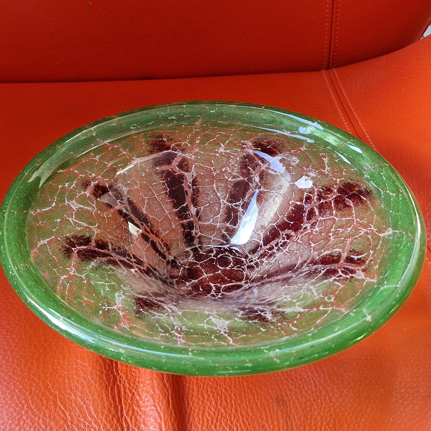 Karl Wiedmann WMF Ikora Art Glass Bowl, Starfish Decor