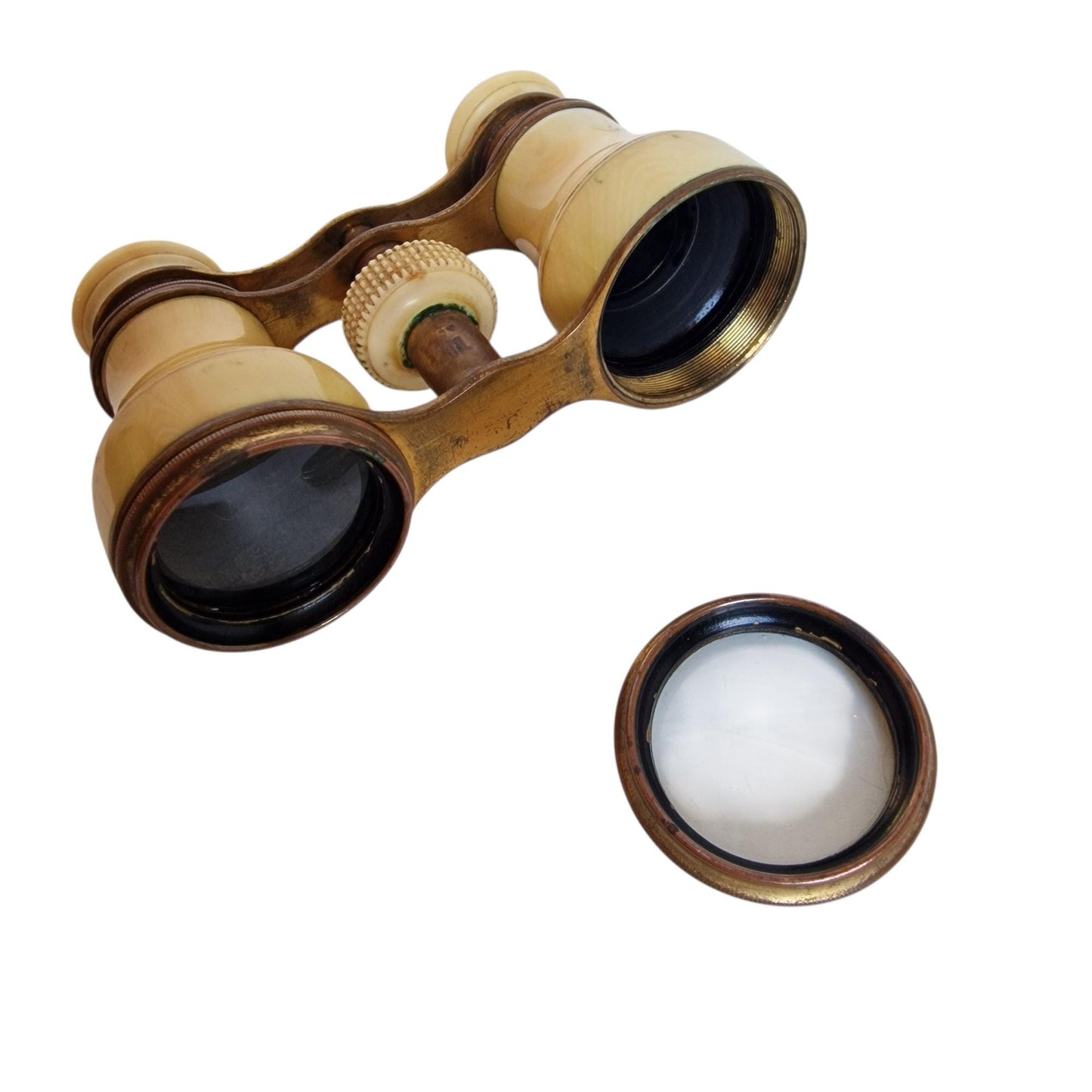 old gilt binocle, Antieke toneelkijker, binocle, goud, voor ballet , opera, schouwburg chique 19th aristocratic