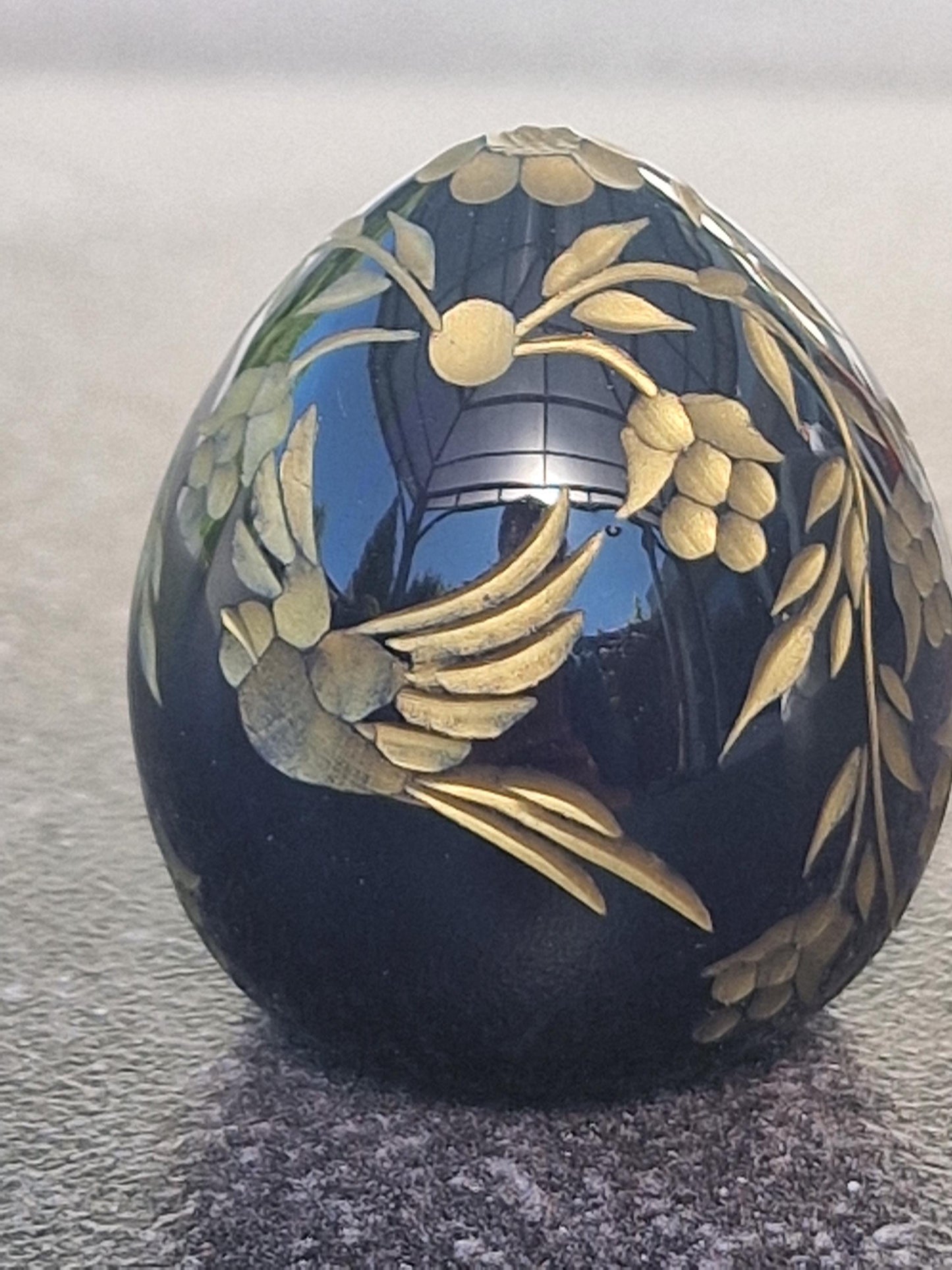 Fabergé Crystal Egg, Swan Stand, Signed Limited Edition