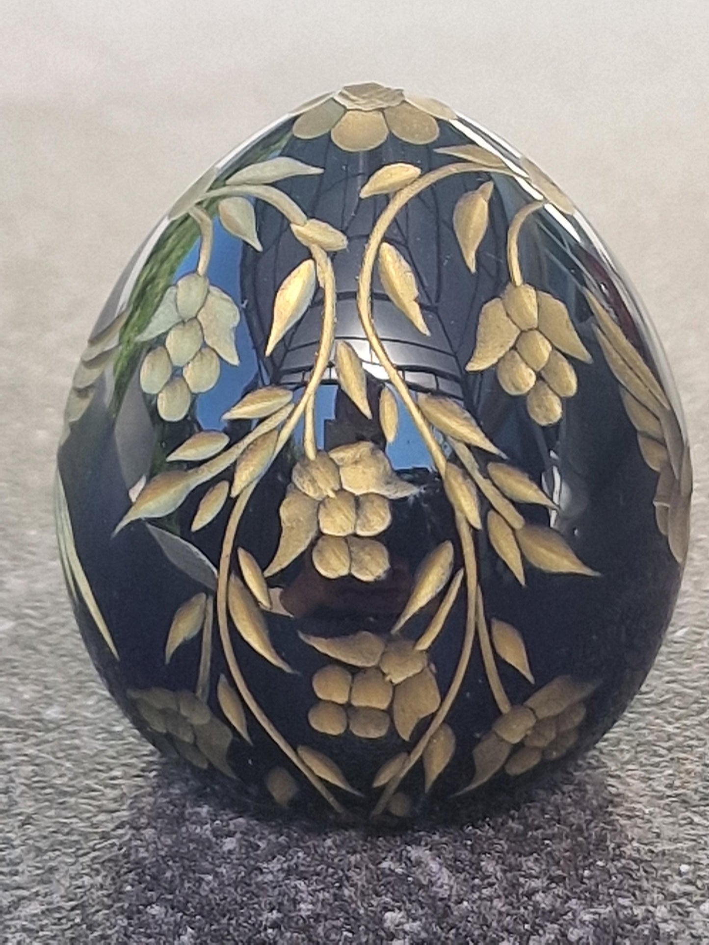 Fabergé Crystal Egg, Swan Stand, Signed Limited Edition