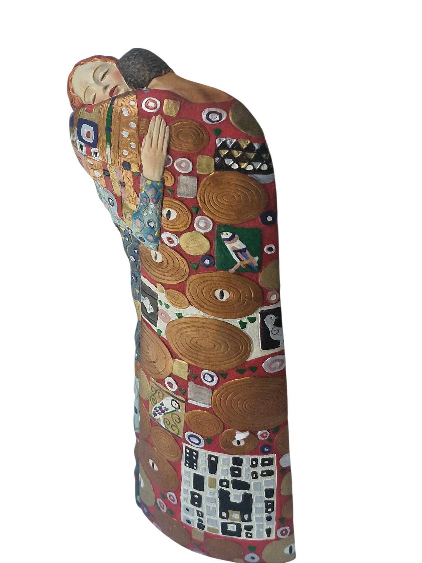 Large sculpture - Gustav Klimt, Fulfillment, sculpture, figure from mouseion museum art , parastone figurine