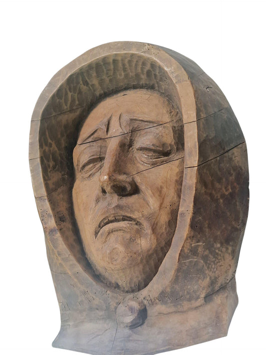 19th Century French Wood Carving, Passion of Christ Wall Relief