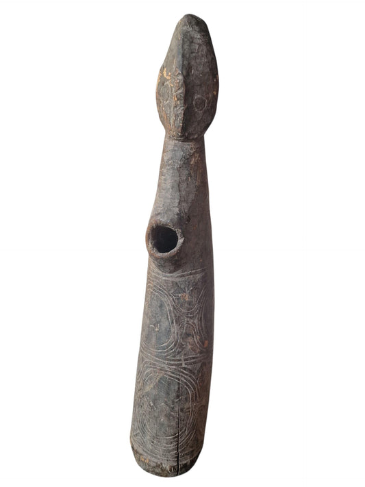 19th Century Ritual Side-Blown Flute – Papua New Guinea – Pre-Contact Spirit Instrument