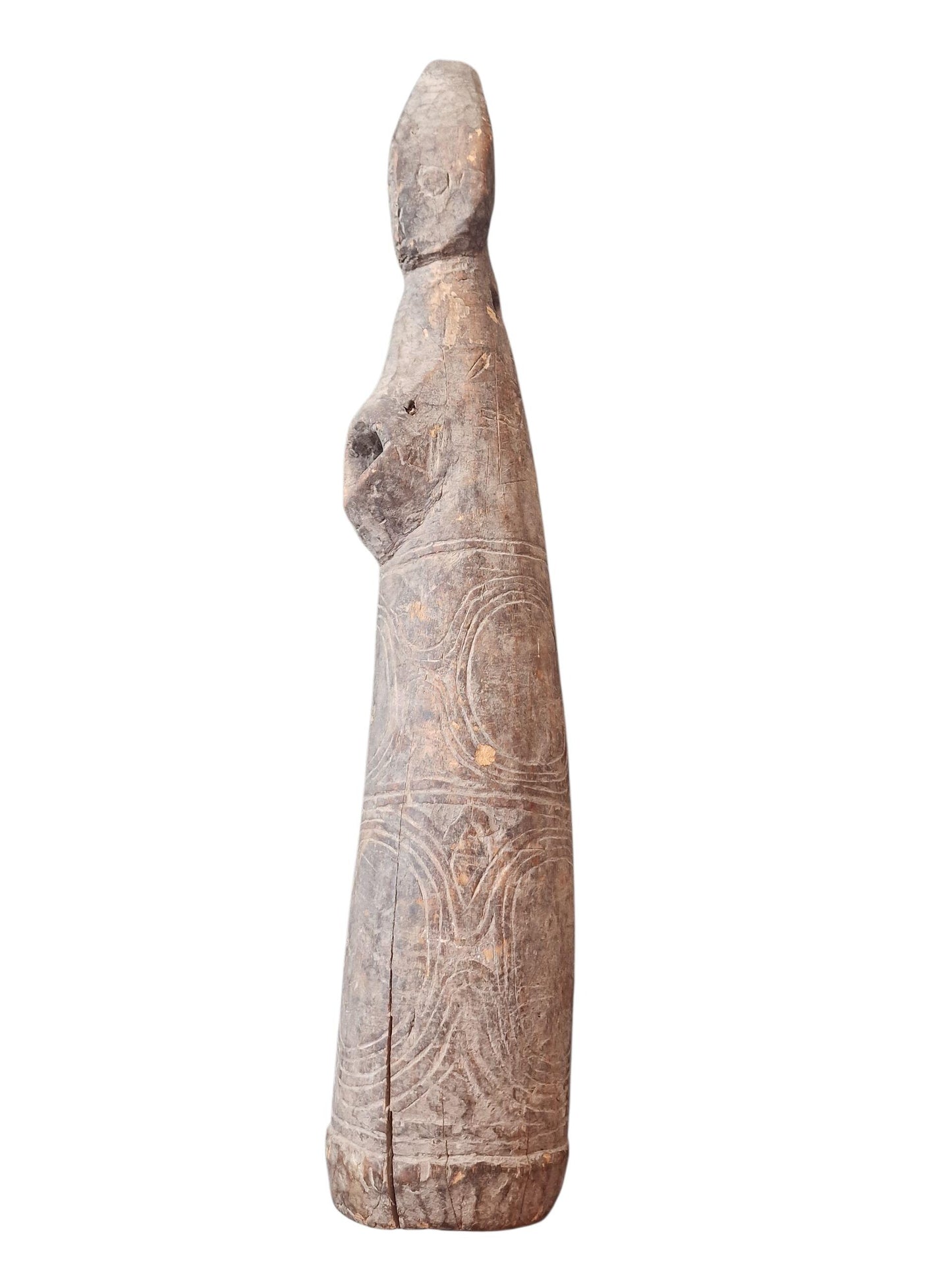 19th Century Ritual Side-Blown Flute – Papua New Guinea – Pre-Contact Spirit Instrument
