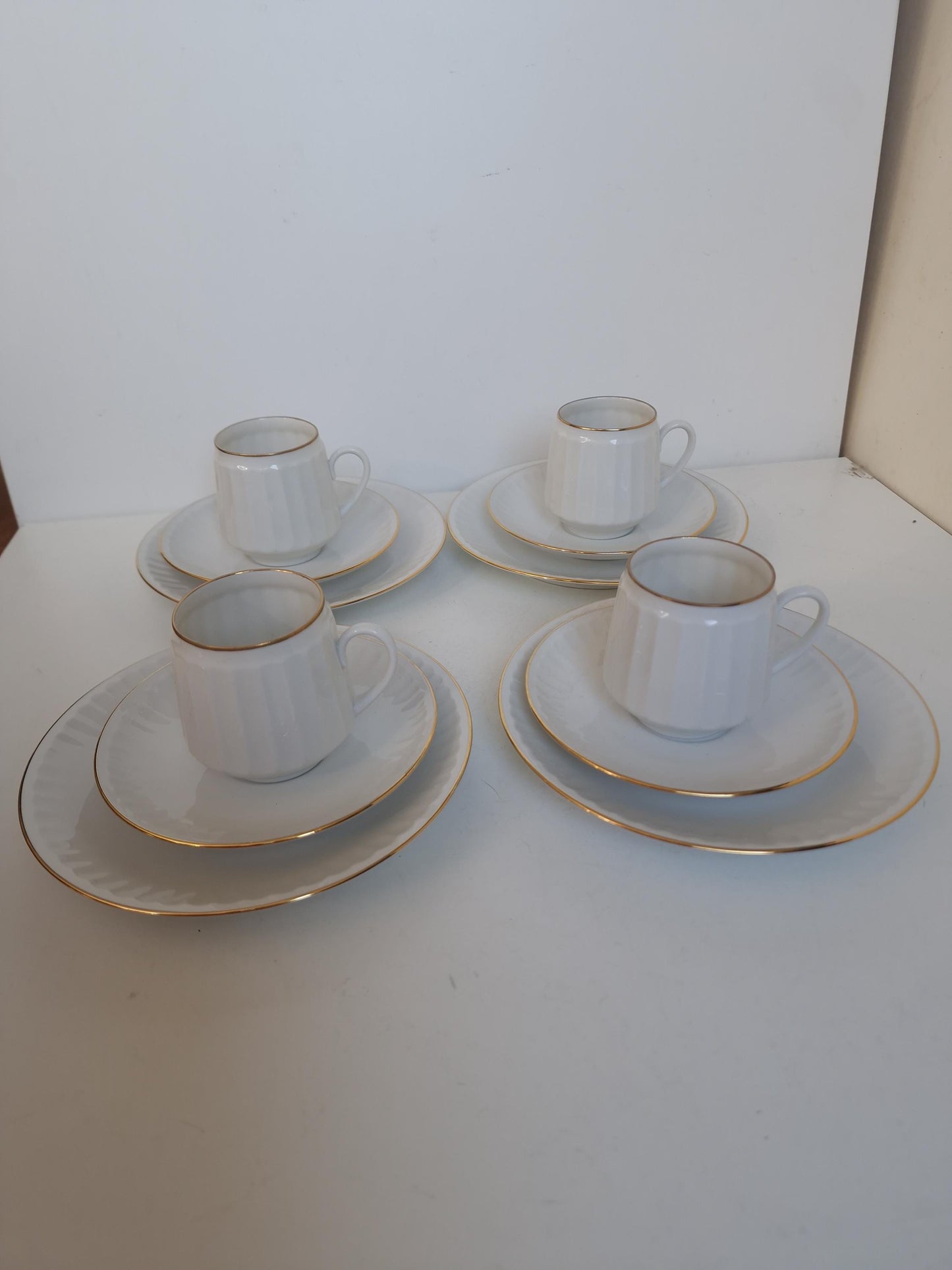 Vintage Rörstrand Sweden Coffee Cup Set – Mid-Century Scandinavian Porcelain