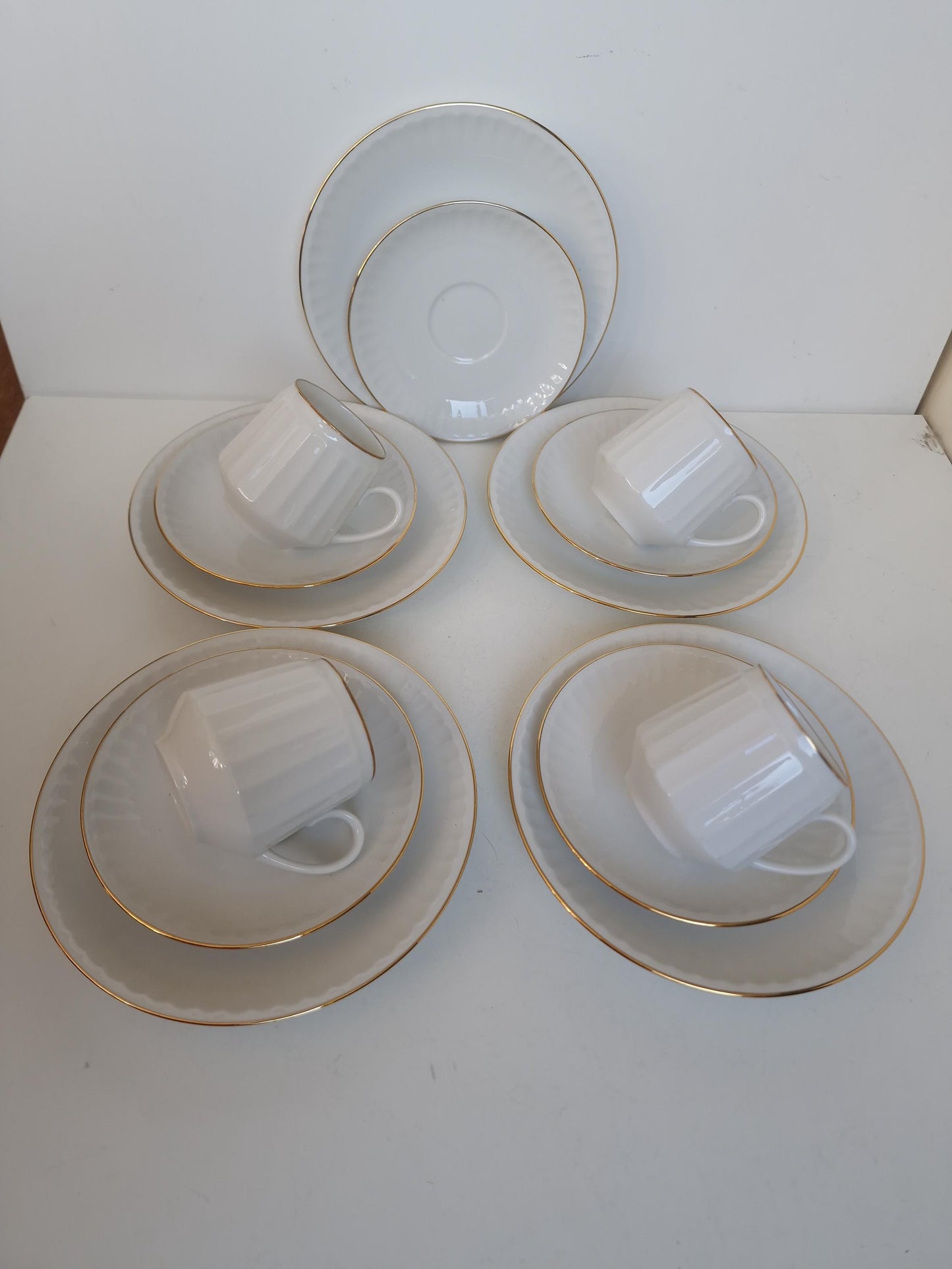 Vintage Rörstrand Sweden Coffee Cup Set – Mid-Century Scandinavian Porcelain