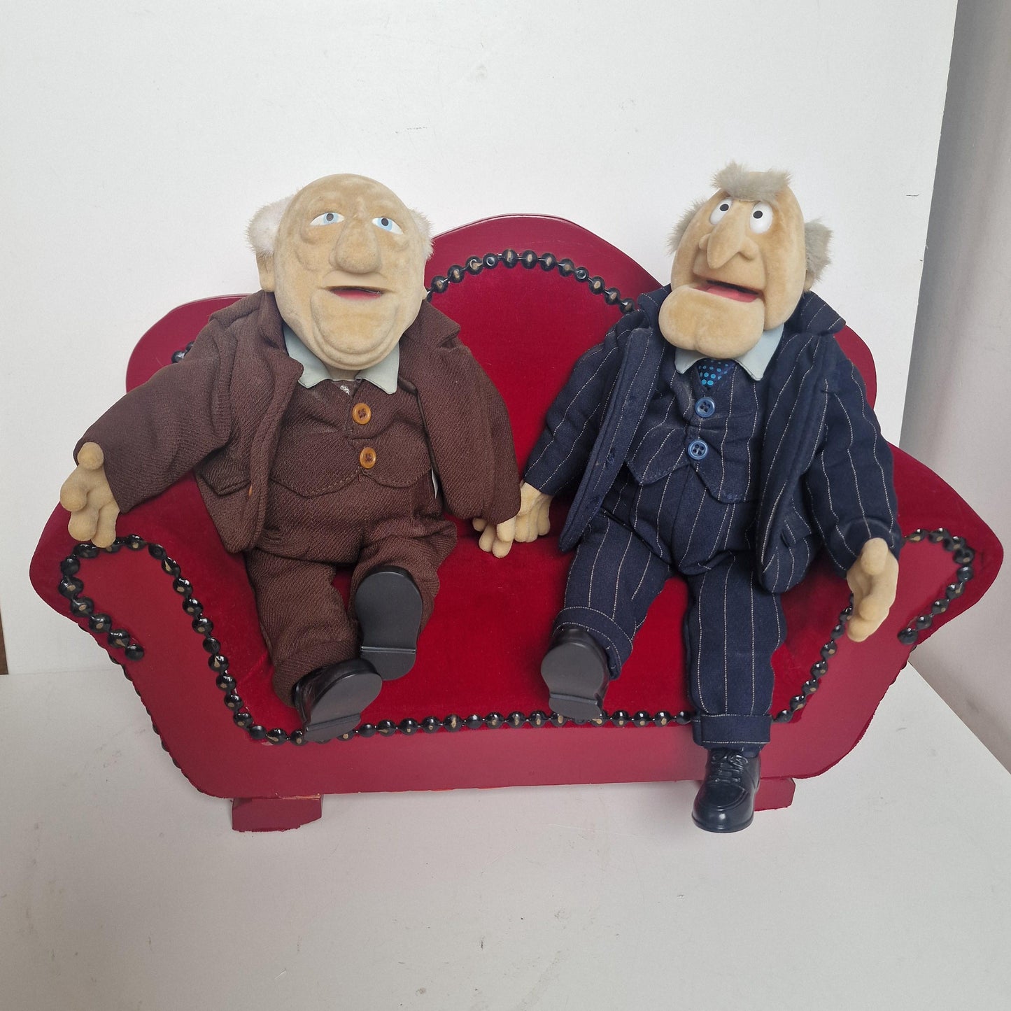 Waldorf and Statler Muppets, Velvet Couch, Retired Collector's Item