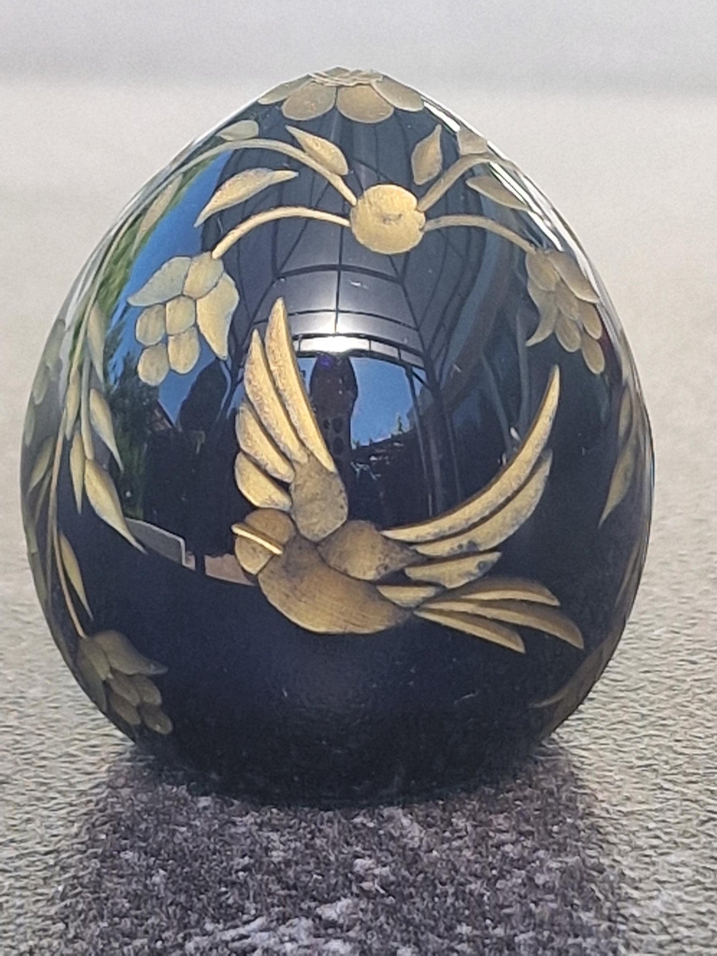 Fabergé Crystal Egg, Swan Stand, Signed Limited Edition