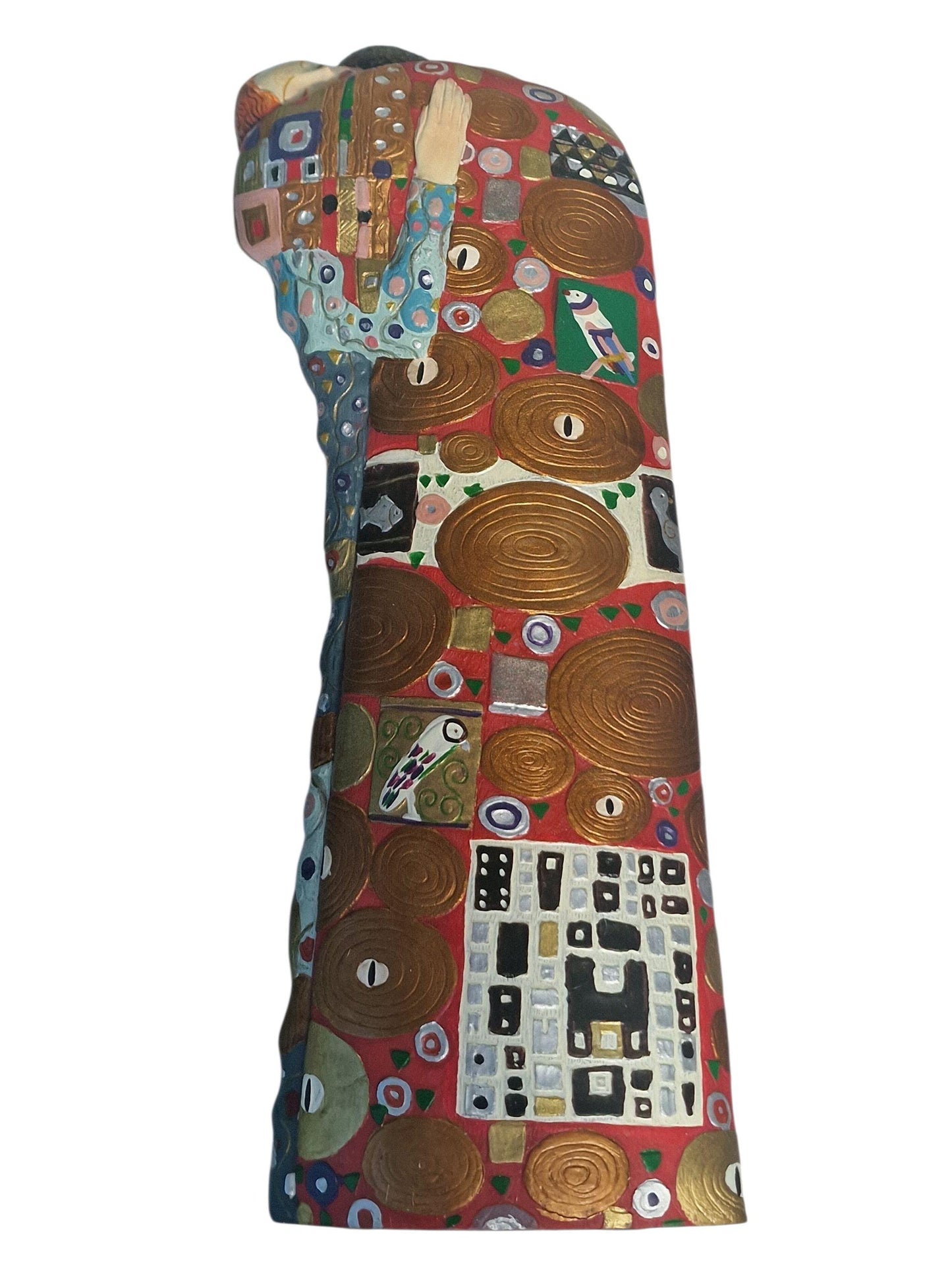 Large sculpture - Gustav Klimt, Fulfillment, sculpture, figure from mouseion museum art , parastone figurine