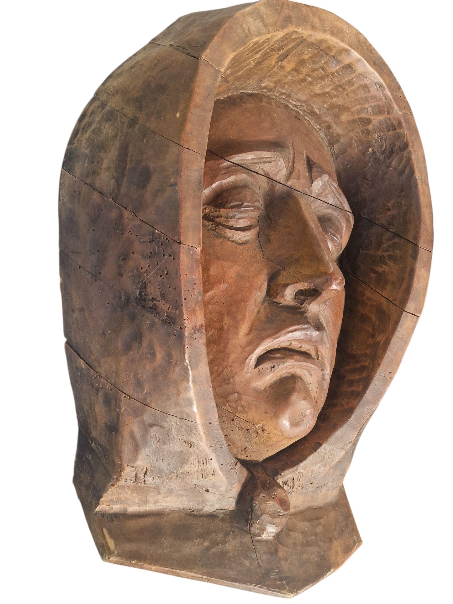 19th Century French Wood Carving, Passion of Christ Wall Relief