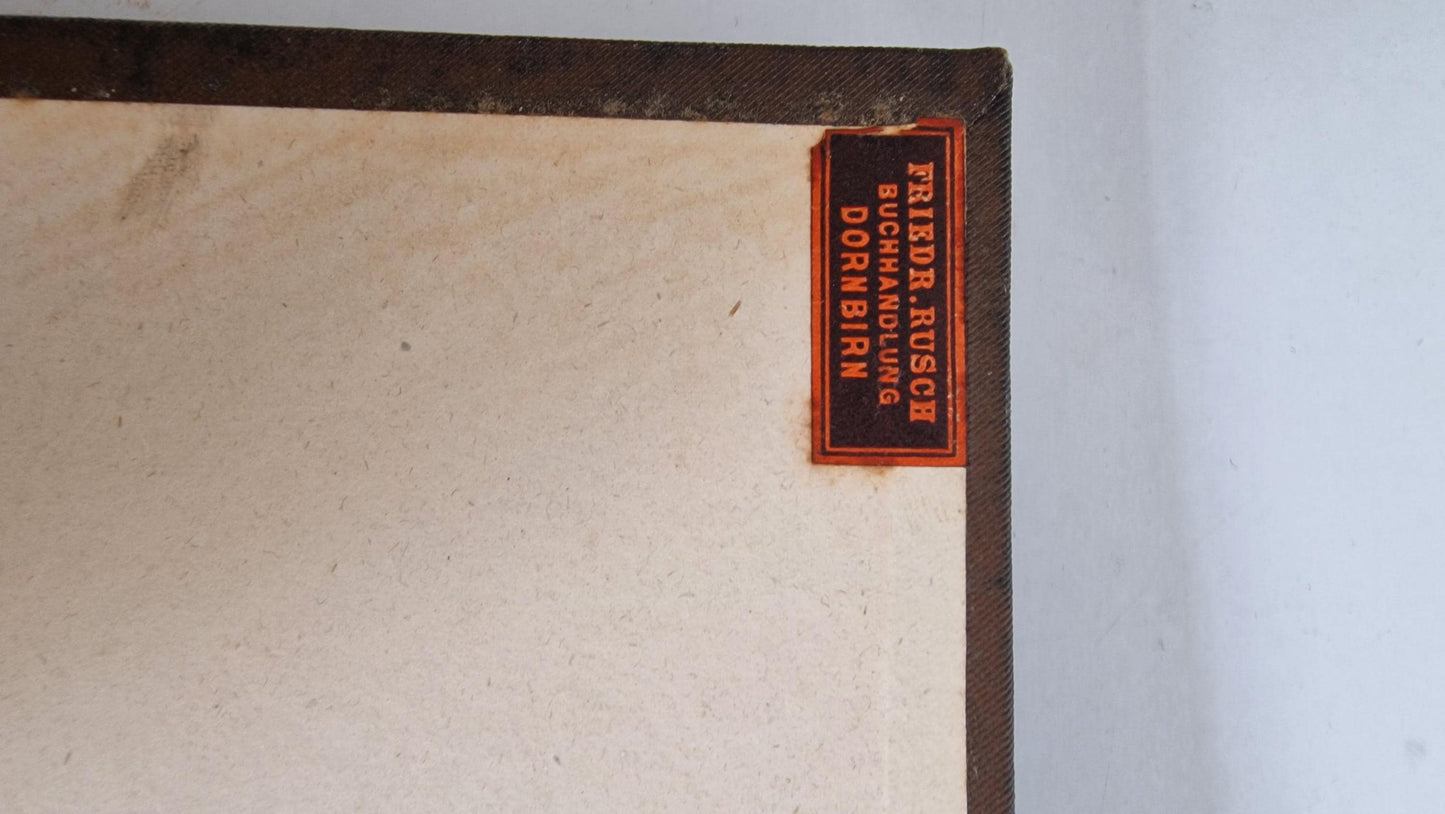 Antique Wilhelm Hauff Book, 1887 Complete Works, Illustrated German Literature