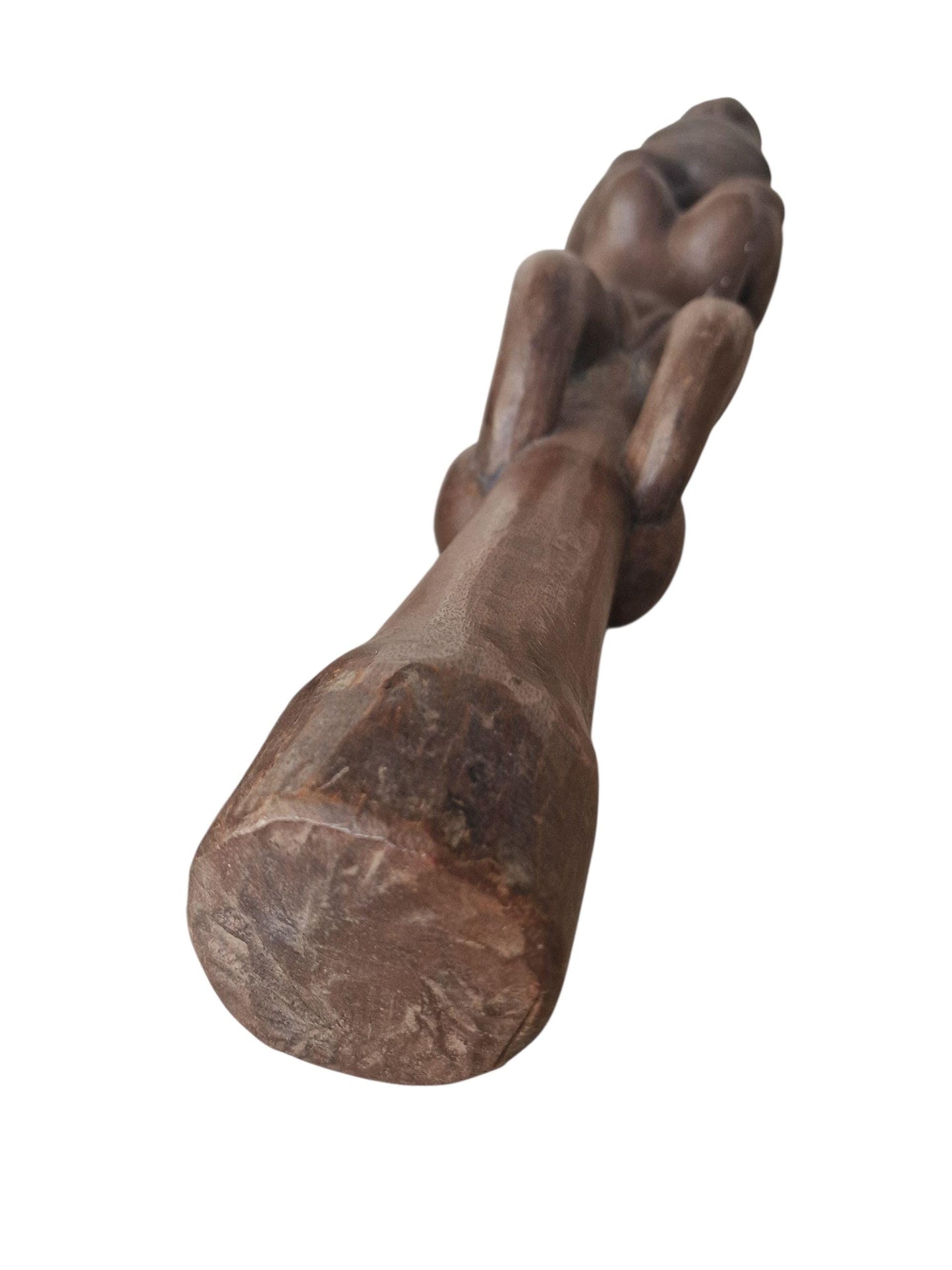 Female Ancestral Figure – Papua New Guinea – Hand-Carved Tribal Fertility Statue – Early 20th Century vruchtbaarheidsbeeld