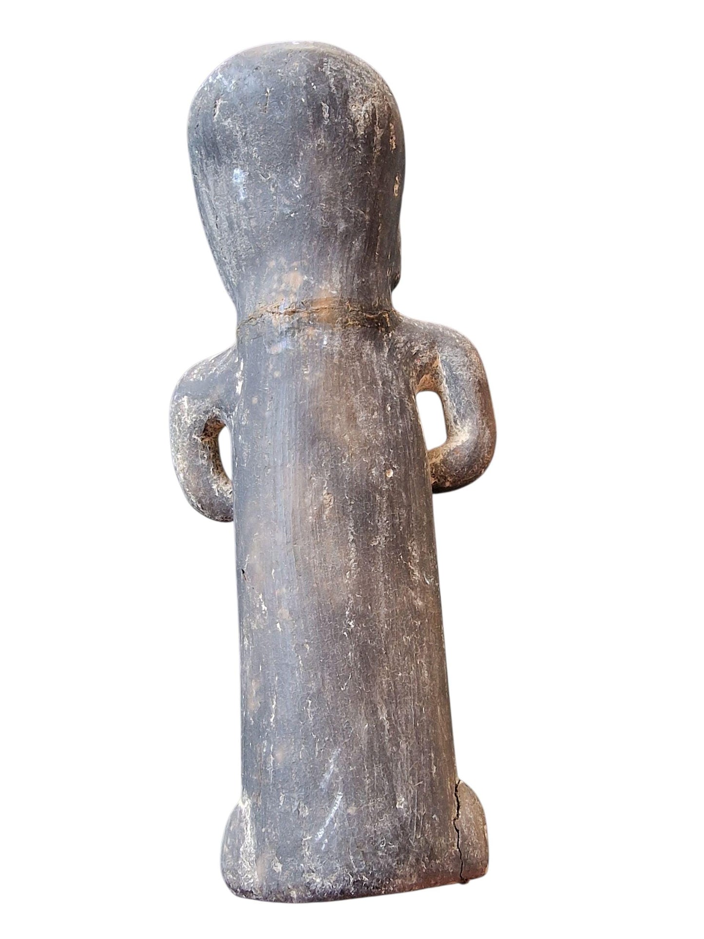 Early 20th Century Female Figure – Papua New Guinea – Stylized Fertility or Shrine Sculpture