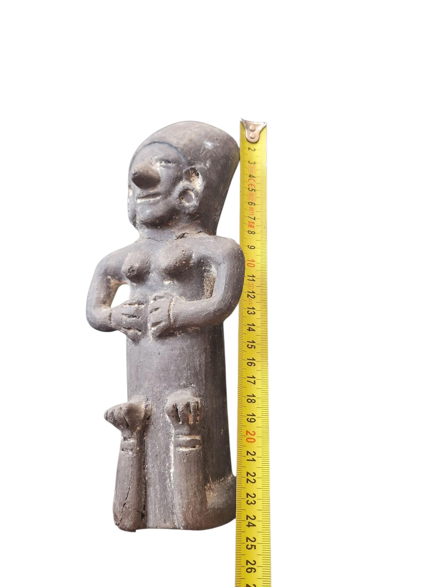 Early 20th Century Female Figure – Papua New Guinea – Stylized Fertility or Shrine Sculpture