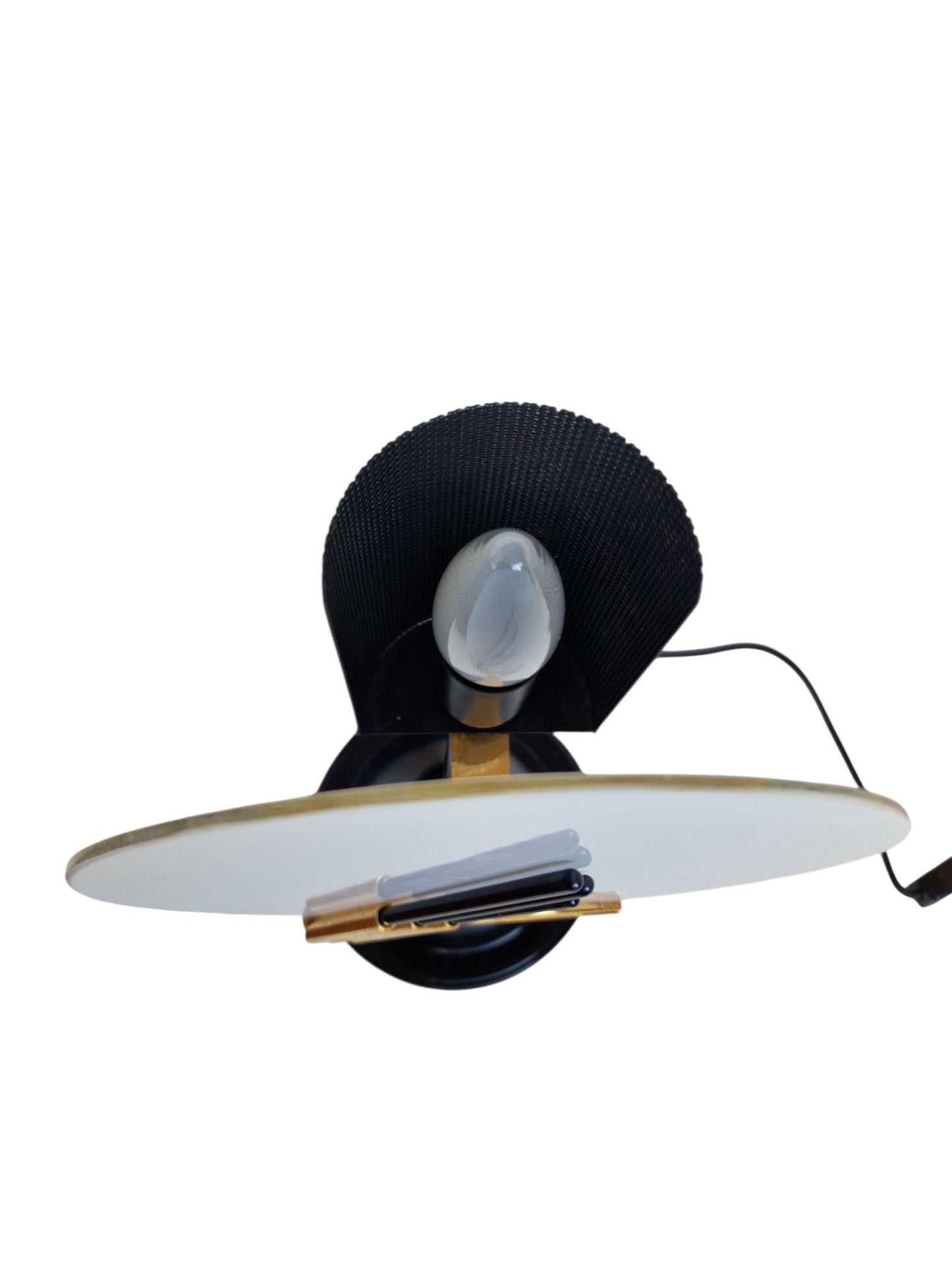 Vintage Tiffany & Co. Table Lamp – 1980s Frosted Glass, Art Deco Revival